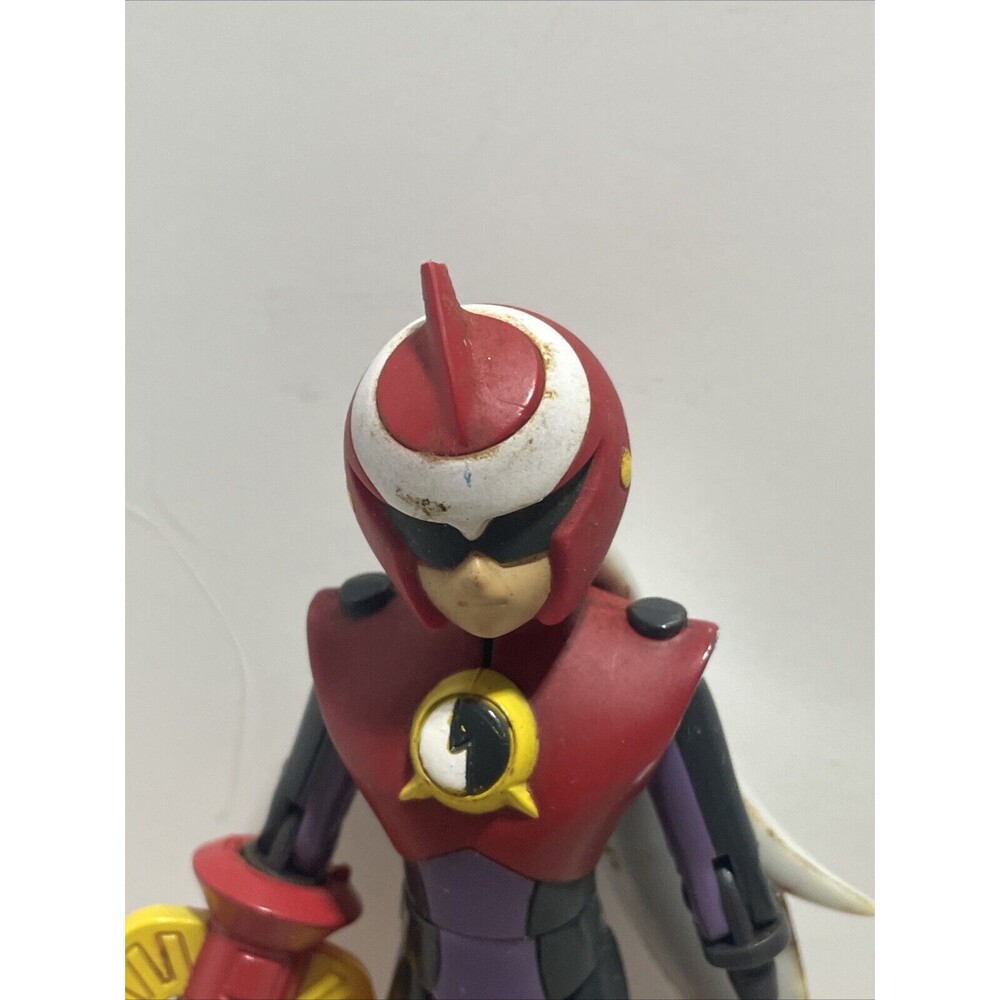 MegaMan NT Warrior 10 Inch Action Figure 2004 ProtoMan Missing Arm - Picture 4 of 9